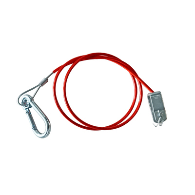 Un buen precio. Sling de cable de acero al carbono revestido con PVC con ganchos y claves en línea
